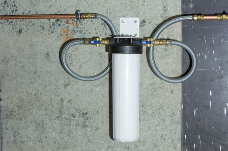 Watts OneFLow Anti Kalksysteem OFWTH - waterontharder voorbeeld aansluiting