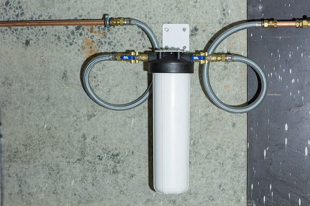 Watts OneFLow Anti Kalksysteem OFWTH - waterontharder voorbeeld aansluiting