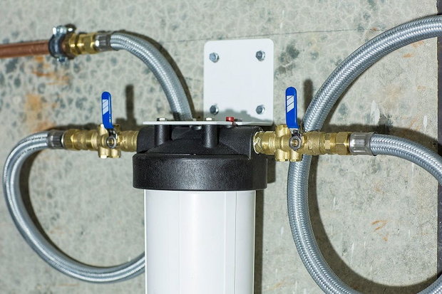 Watts OneFLow Anti Kalksysteem OFWTH - waterontharder Voorbeeld aansluiting dichtbij