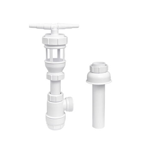 Afvalwaterset DN40 met luchtslot en sifon