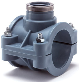 Aanboorzadel met verloop naar 1/2 (overgang voor slangtule)