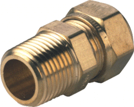 VSH Knelkoppeling recht (overgang op aansluitslang)